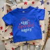 The Juniper Shop Star Spangled Sassy Toddler Short Sleeve Tee - 2 of 2