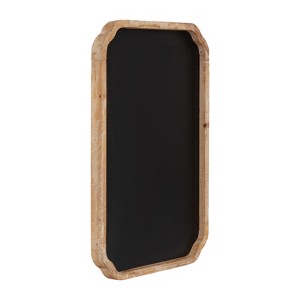 Kate & Laurel All Things Decor 20"X30" Marston Wood Framed Chalkboard Brown - 1 of 4