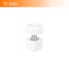 Unique Bargains Plastic Non-Skid Adjustable Square Insert  Furniture Leveling Feet - 3 of 4