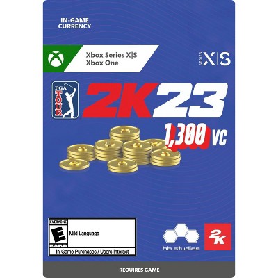 Pga Tour 2k23: 1,300 Vc Pack - Xbox Series X|s/xbox One (digital) : Target