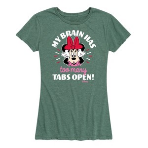 Women's - Disney - My Brain Too Many Tabs Short Sleeve Graphic T-Shirt - 1 of 4
