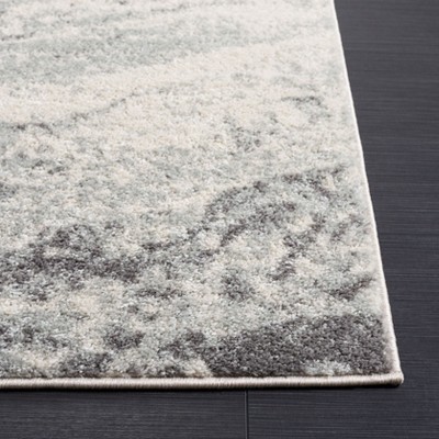 Ivory Elegance 63" Hand-Knotted Boho-Chic Synthetic Area Rug