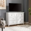NicBex Farmhouse Drawer Dresser,Modern Tall/Double Dressers with Round Handles,Chest of Drawers for Bedroom,Living Room,Dining Room,Hallway - 2 of 4