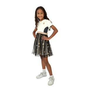 Squishmallows Cam The Cat Girl’s Short Sleeve Hooded Cosplay Dress - 1 of 4