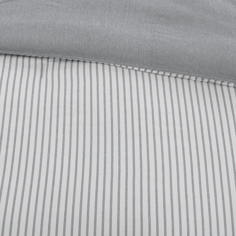 Braydon Reversible Yarn Dyed Stripe Duvet Cover Mini Set, 6 of 10