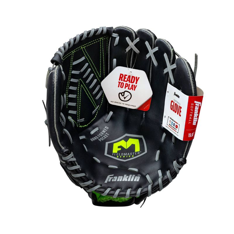 Franklin Sports Midnight Series 13&#34; Baseball Glove Right Handed Thrower, 3 of 4