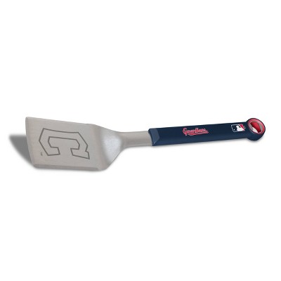 MLB Cleveland Guardians Stainless Steel BBQ Spatula with Bottle Opener_2