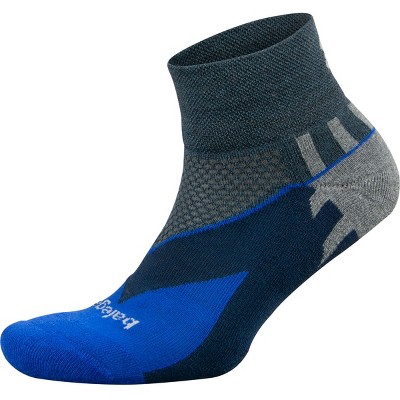 Balega Support Quarter Length Running Socks – Men's Blue Legion Blue, Moisture Wicking