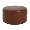 NicBex Modern Stylish Round Ottoman, Home Multifunctional Footstool with Comfortable Cushions for Living Room and Bedroom - 4 of 4