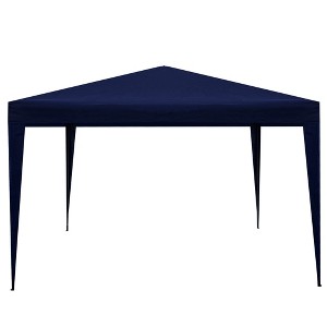 Northlight 10' x 10' Navy Blue Pop-Up Outdoor Canopy Gazebo - 1 of 4