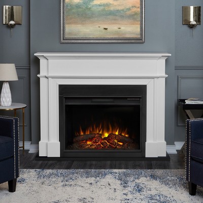 Real Flame Harlan Decorative Fireplace White