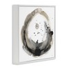 Stupell Industries Circular Contemporary Paint Splash Black Framed Giclee Art - 3 of 4