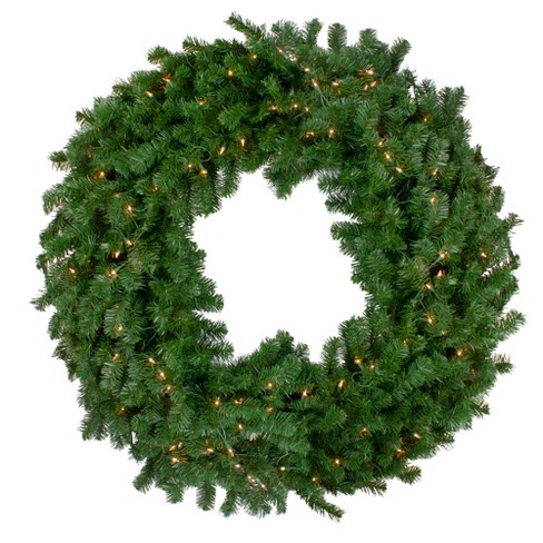 Clear Lights Northlight 3 Pre-Lit Royal Oregon Pine Artificial Christmas Wreath