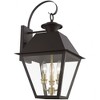 Livex Lighting Wentworth 3 - Light Wall Light in  Bronze/Antique Brass - 3 of 4