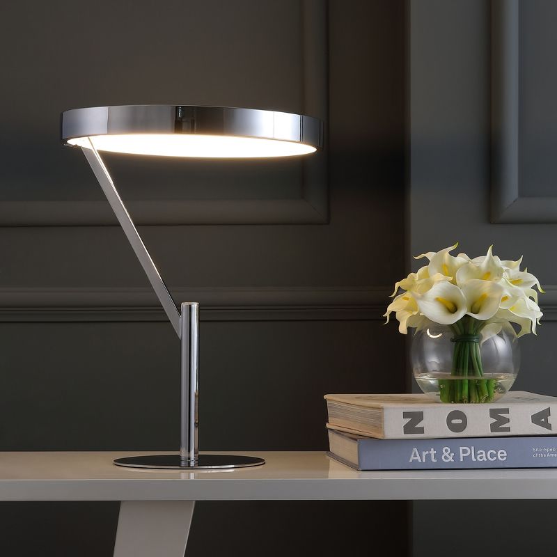 JONATHAN Y Owen Integrated LED Metal Table Lamp, 2 of 7