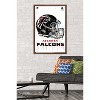 Trends International NFL Atlanta Falcons - Drip Helmet 20 Framed Wall Poster Prints - 2 of 4