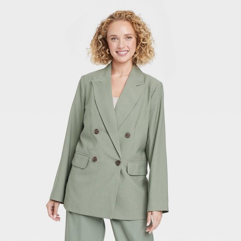 Target green blazer on sale