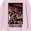 TMNT Comic Origins Casey Jones & Raphael Comic Art Crew Neck Long Sleeve Cradle Pink Adult Sweatshirt - 2 of 2
