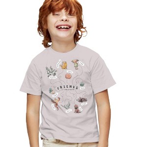 Harry Potter Friends At Hogwarts Kids T-Shirt For Youth Silver - 1 of 4