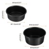 Unique Bargains Aluminum Alloy Nonstick Removable Bottom High Temperature Resistant Round Cake Pan 1 Set - 2 of 4