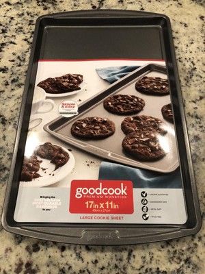 Goodcook 11x17 Nonstick Steel Cookie Sheet Gray : Target