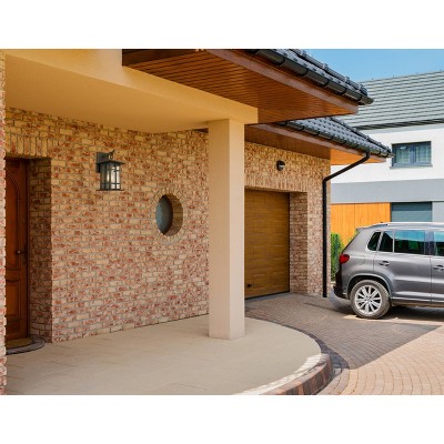 Matte Bronze 16" Arlington Creek Outdoor Wall Lantern with Seedy Glass