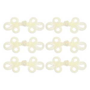 Unique Bargains Elegant Traditional Knots Frog Buttons for DIY Sewing Coats Sweater 6 Pcs - 1 of 4
