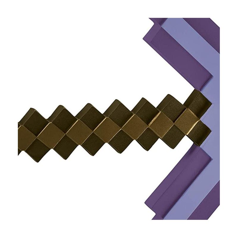Disguise Minecraft Enchanted Purple Pickaxe Costume Accessory, 3 of 4
