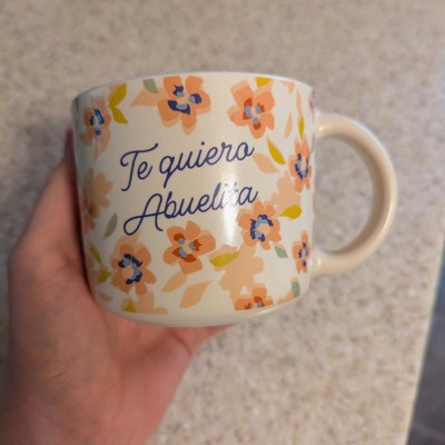 14 oz Te Quiero Abuelita Shortie Mug Pink - Room Essentials : Target