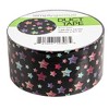 Simply Genius Pattern Duct Tape Heavy Duty, Colored Duct Tape, Single Roll 1.8 in x 10 yards, Colorful Tape for DIY (Neon Stars) - 2 of 4