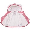 Rokka&Rolla Infant Toddler Girls' Fleece Puffer Jacket-Baby Warm Winter Coat - 4 of 4