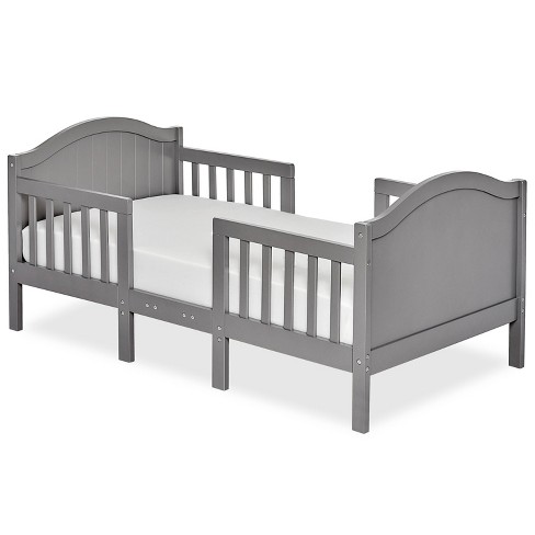 Dream On Me 3 in 1 Convertible Toddler Bed Steel Gray Target