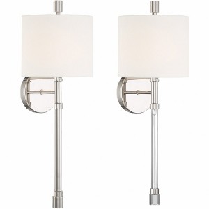 Crystorama Lighting Rachel 1 - Light Sconce in  Polished Nickel - 1 of 4