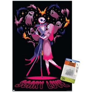 Trends International Disney The Nightmare Before Christmas - Scary Love Unframed Wall Poster Prints - 1 of 4