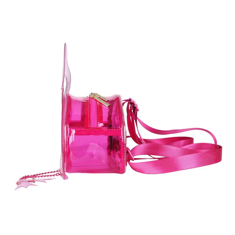 Bioworld Pink Flamingo 13.5-Inch Clear Mini Backpack, 3 of 7