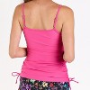 Calypsa Women's Adjustable Strap Tankini Maya Swim Top - 3 of 3