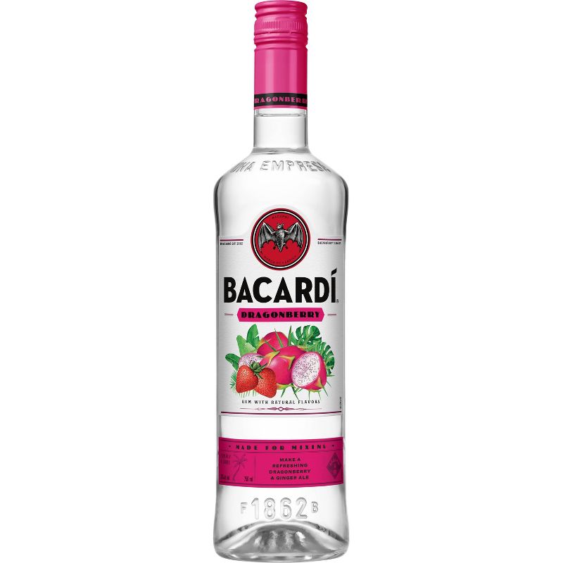 Bacardi Dragonberry Rum - 750ml Bottle, 1 of 8