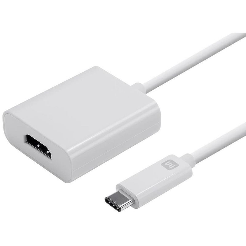 Monoprice USB-C to HDMI Adapter - White, Supports Up To 10Gbps Data Rate & USB 3.1 SuperSpeed - Select Series, 1 of 7