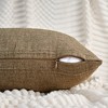REGALWOVEN Linen Fade-Resistant Soft Solid Minimalist Neutral Throw Pillow Covers 2 Pcs - 3 of 4