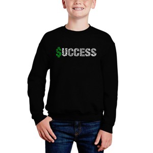 LA Pop Art Success - Boy's Word Art Crewneck Sweatshirt - 1 of 3