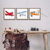 Stupell Industries Triple Colorful Airplanes Drawing, 18" x 18" - 2 of 4