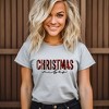 Simply Sage Market Women's Leopard Plaid Christmas Vibes Short Sleeve Graphic Tee - 2 of 4