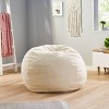 Wibaux Modern 3 Foot Shearling Bean Bag - Christopher Knight Home - 2 of 4