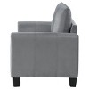Coaster Home Furnishings Davis Upholstered Rolled Arm Loveseat Grey - 3 of 4