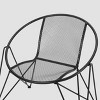 Georgia 2PK Iron Modern Club Chair - Christopher Knight Home
 - image 3 of 4