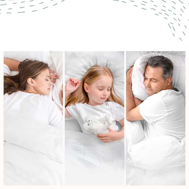 Zen Bamboo Breathable Bed Pillows for Sleeping, 2-Pack, 5 of 6