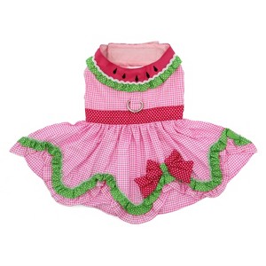 Doggie Design Watermelon Dog Harness Dress - 1 of 4