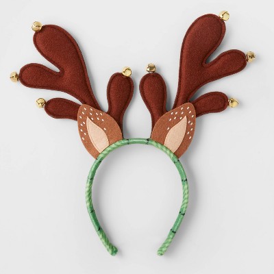 Reindeer Antler Headband with Jingle Bells - Wondershop™