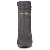 Allegra K Women's Round Toe Ankle Zip Platform High Heel Mid Calf Boots - 3 of 4