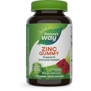 Nature's Way Zinc Immune Support Gummies - Mixed Berry Flavored - 120ct - 1 of 4